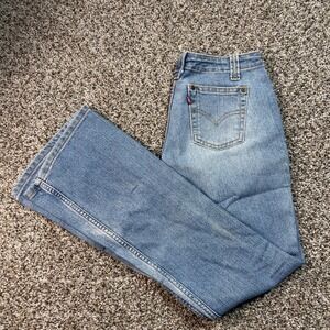 Vintage‎ Levi's Women's 27x31 Too Superlow Stretch Bootcut Jeans Light Wash 00s
